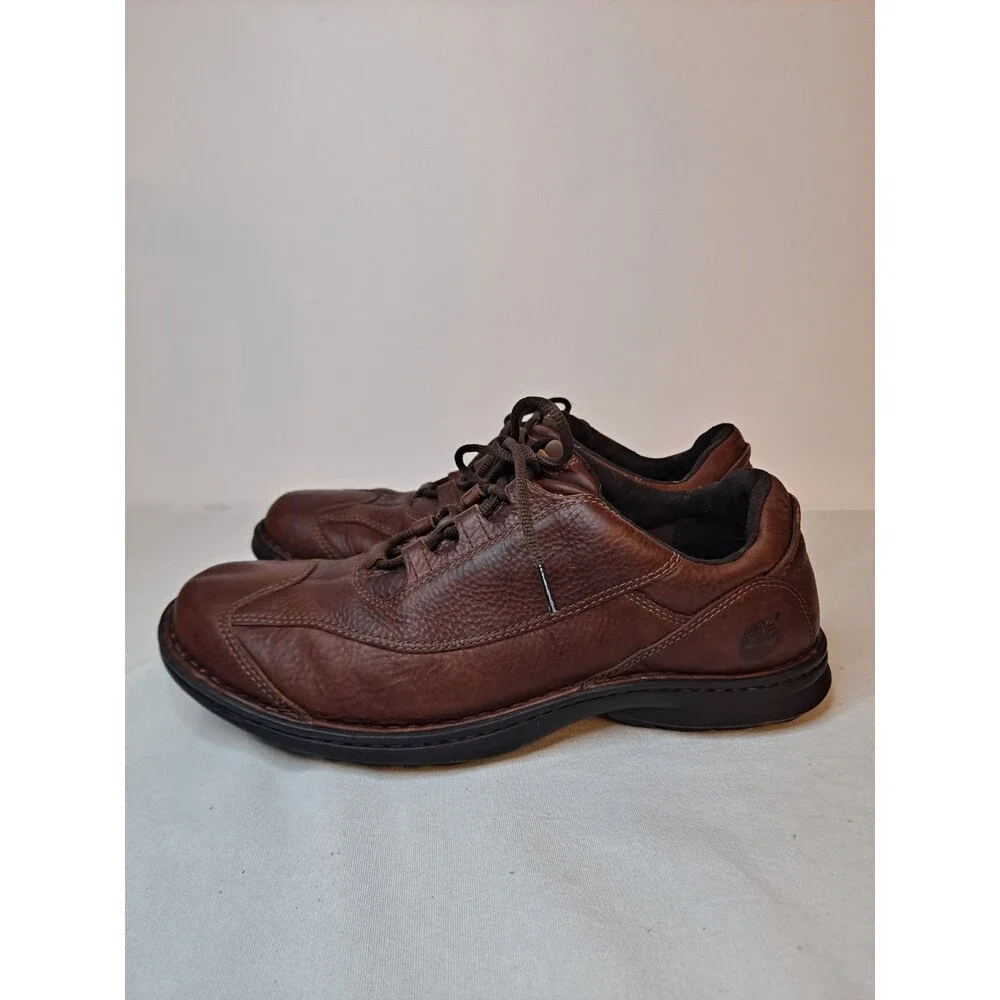 Timberland Men's Smart Comfort Oxfords Shoes Size 12M Casual Brown Leather